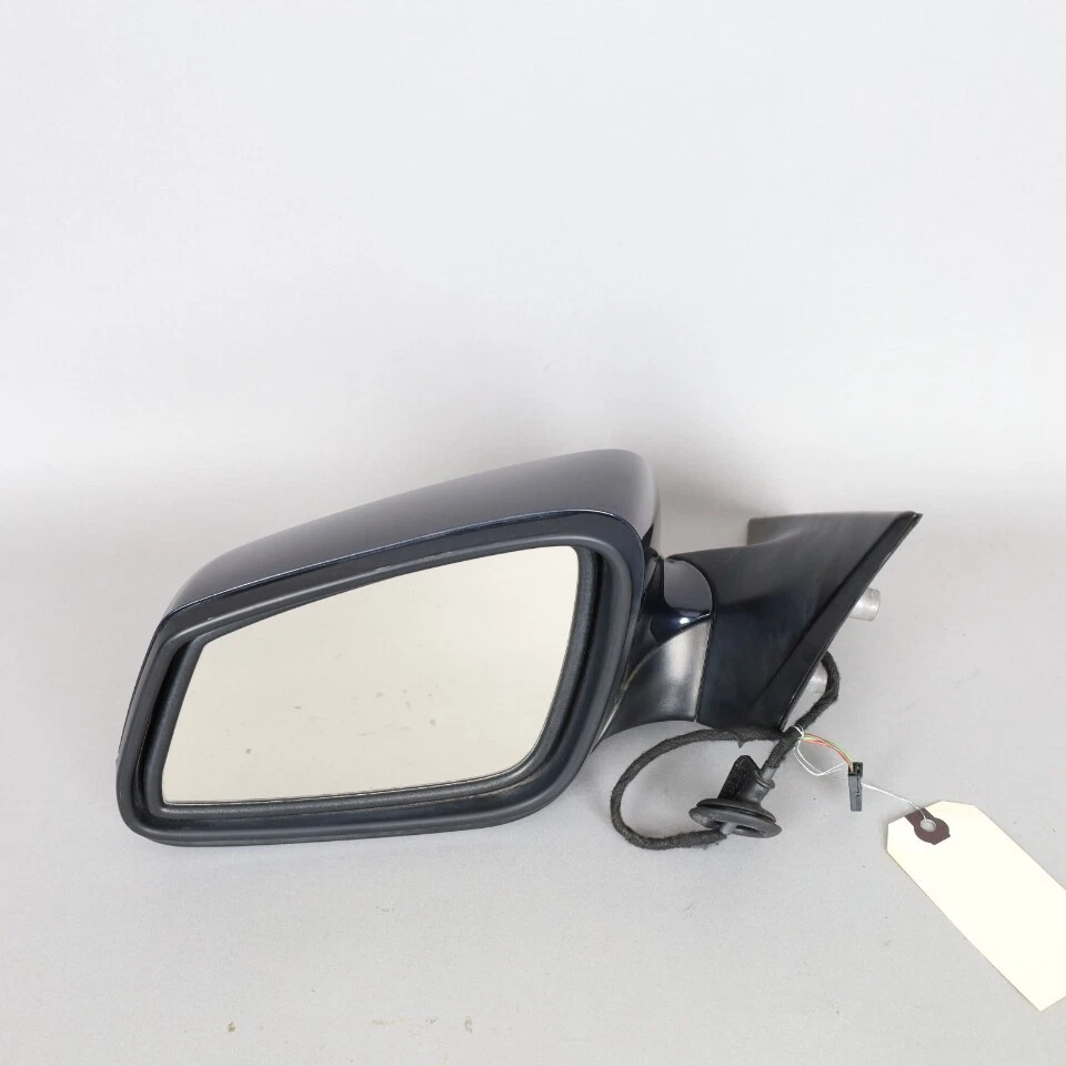 Espejo retrovisor puerta izquierda BMW 528i 535i 550i 2008-2010 azul 51167189623 OEM usado Foto 1 de 4