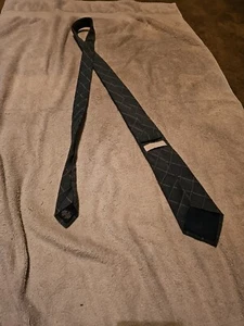 Michael Kors Gray Plaid Tie - Picture 1 of 2