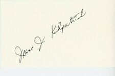 US Ambassador to the United Nations Jeane Kirkpatrick autograph