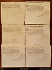 15513-Lotto Di 6 Ricevute Di Pagamento Dal 1768 Al 1775, Cremona,Sig. Caporali..