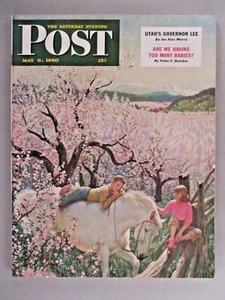 Saturday Evening Post - May 6, 1950 ~~ Washington State Apple Blossom Festival - Bild 1 von 4