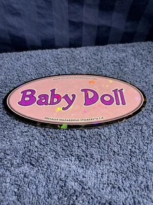 Socially Hazardous Stickers “Baby Doll”. USA Vintage 90s                SR – 13. - Picture 1 of 5