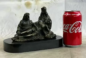 Estatua de Arte de bronce de iglesia religiosa clásica lamentación sobre el Cristo muerto de Cristo - Imagen 1 de 7