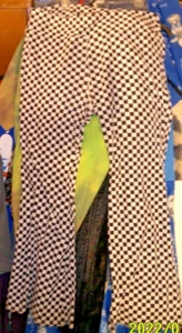 NOBO NO BOUNDARIES XXXL (21) CHECKERED HARLEQUIN PANTS WORN ONCE FREE SHIPPING - Picture 1 of 2