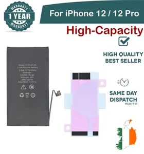 High Capacity Replacement Battery For iPhone 12 / 12 Pro Battery 3300mAh New - Zdjęcie 1 z 4