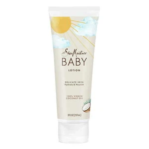 SheaMoisture Baby Lotion 100% Virgin Coconut Oil Clear Skin Moisturizer 8 oz - Picture 1 of 4