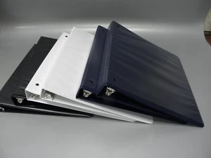 BOX 0F 6 BLUE SUMMIT 1" 3-RING VIEW BINDER 2-SEITIG DISPLAY INNENTASCHEN - Bild 1 von 2