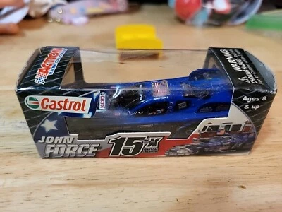 LIONEL CASTROL JOHN FORCE 15X AZUL FORD MUSTANG DIVERTIDO COCHE CAMPEÓN ¡NUEVO! Foto 1 de 3