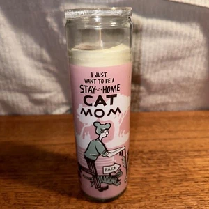 I Want To Be A Stay At Home Cat Mom Candle Sugar Cookie Cat Lover Birthday - Picture 1 of 8