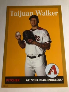 2019 Topps Archives Jumbo 5x7 Taijuan Walker DBacks 16 02/10 - Picture 1 of 1