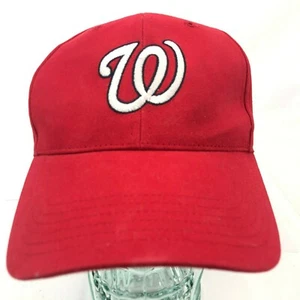 Sombrero Bordado Rojo Oficial de los Nacionales de Washington - Imagen 1 de 6