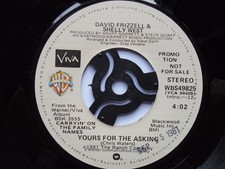 David Frizzell Yours For The Asking 7" Warner Bros WBS49825 EX 1981 US pressing,