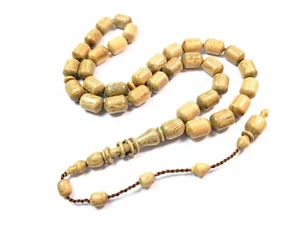 Grünholz Gebetsperlen Tasbih Yesil Pelesenk Tesbih Geschenk Eid 6b 119 - Bild 1 von 14