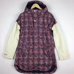 Burton Snow Jacket Womens Small Chuteout Anorak Snowboarding Skiing Winter - Picture 1 of 24