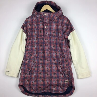 Burton Snow Jacket Womens Small Chuteout Anorak Snowboarding Skiing Winter Foto 1 de 4