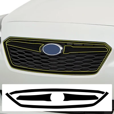 Se adapta a Subaru Impreza 2017-2019 parrilla exterior cromo eliminar calcomanía vinilo apagón Foto 1 de 4