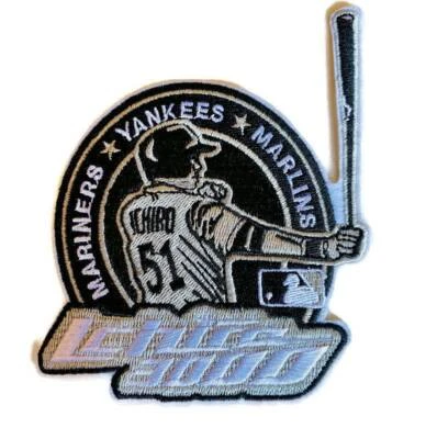 MLB Ichiro Suzuki 3000th Hit Jersey #51 Iron on Embroidered Patch - 4.5" x 4.25" - Image 1 of 2