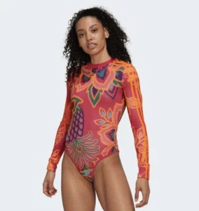 Adidas Farm Rio Bodysuit Vivid Berry Sz S(HI5231) NWT - Picture 1 of 8
