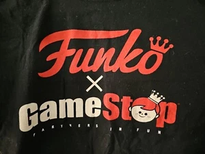 Funko Pop x Gamestop Exclusive Collab Licensed & Official Black T-Shirt Large L - Picture 1 of 4