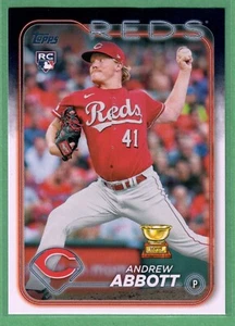 Novato Andrew Abbott Topps Serie 1 2024 #214 rojos RC QTY - Imagen 1 de 2