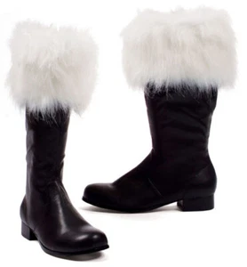 Mens Black Santa Boots - Picture 1 of 1