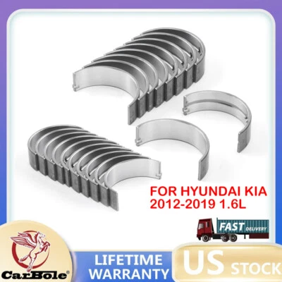 Juego de rodamientos principales y ConRod del motor de 1,6 L para Hyundai Tucson 2009-18, Santa Fe 09-12 Foto 1 de 4