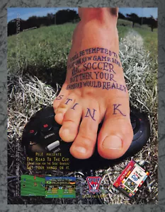 Pele The Road to the Cup Sega Genesis Print Ad Vintage Art A 1994 - Foto 1 di 1