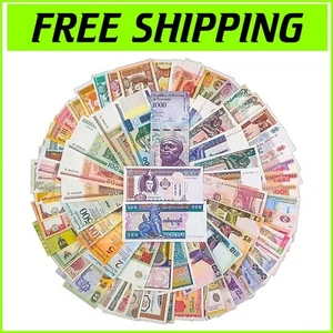 Valuable Investment: 100 Unique International Banknotes - Almost Uncirculated - Picture 1 of 3