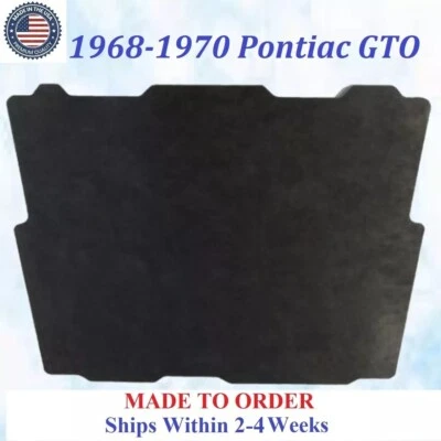 Nuevo Pontiac GTO 1968-1970 capó aislamiento gris REM #GTO-HIN-025 Foto 1 de 3