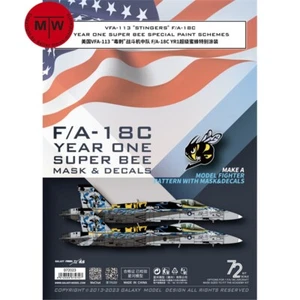 1/72 VFA-113 F/A-18C Year One Super Bee Mask Decal for Academy 12564 12534 12411 - Picture 1 of 12