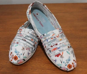 Women's Bobs From Skechers Multicolor Memory Foam Flexible & Lightweight Sz 7.5 - Imagen 1 de 4
