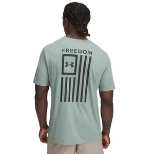Under Armour 1370810 Men's Athletic UA Freedom Flag T-Shirt Short Sleeve Tee - Picture 1 of 49