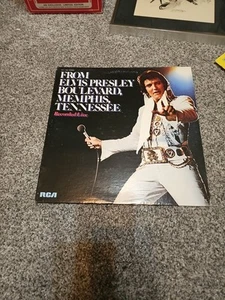 Elvis Presley - Recorded Live Boulevard Memphis,Tennessee Vinyl Record LP VG+ - Picture 1 of 4