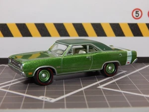 '69 1969 Dodge Dart GT Sport Green Vinyl Roof White 1/64 RR Diorama Replica MINT - Picture 1 of 6