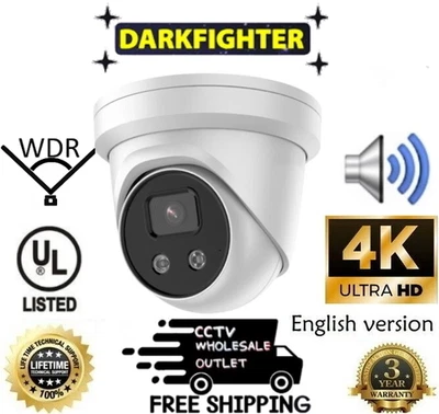 CCTV WHOLESALE OUTLET NC358G2-XD/U-2.8) 4K Turret IP 2.8MM DarkFighter MIC