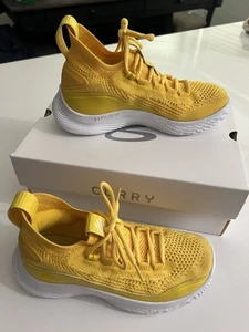 UNDER ARMOUR (2020) GS Steph Curry 8 Golden Flow Kids Shoe Size 4Y (IN BOX) - Picture 1 of 8