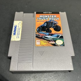 Monster Truck Rally for Nintendo NES TESTED WORKING *Blockbuster Label*