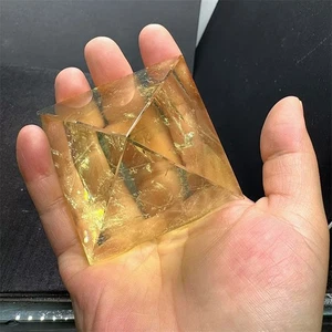 Top Natural Citrine Quartz Crystals Pyramid Tower Point Reiki healing 253g - Picture 1 of 9