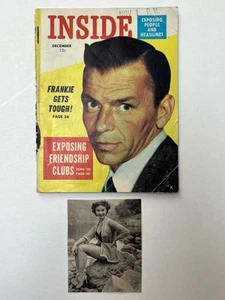 💥1954 Frank Sinatra INSIDE Magazine #2 Sex Clubs Children For Sale 1 Day Ship👍 - Picture 1 of 15