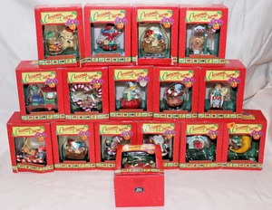 Lote de 16 dijes de Navidad nuevos en cajas originales vintage Lustre Fame coleccionables o - Imagen 1 de 11