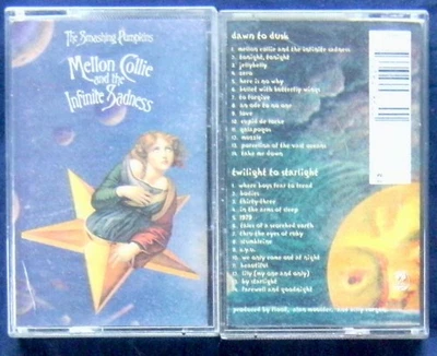 SMASHING PUMPKINS Mellon Collie & The Infinite Sadness 2xCassette Tape (EU1995) - Image 1 of 4