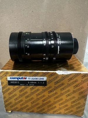COMPUTAR H6Z0812 ZOOM LENS  8-48MM 1:1.2 - Image 1 of 3