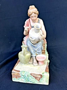 Statuina Germania porcellana Kalk vintage - Foto 1 di 16