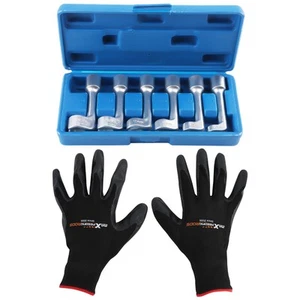 6pc Diesel Injector Line Socket Set for BMW Audi 12-19mm 1/2" Drive 100mm Deep - Bild 1 von 12