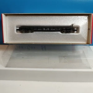 Vintage Kato Con-Cor #1207 N Scale Baltimore Ohio B&O 62547 Flat Car Japan - Picture 1 of 12