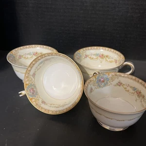 4-Noritake Coypel - Tea Cup - 3 3/4" Diameter x 2 1/8" Tall Only - Picture 1 of 6