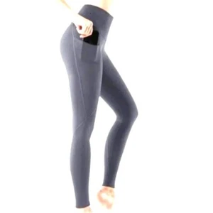 Athlio High Waist Yogahose Lauftights Gr. M grau - Bild 1 von 3