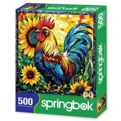 obo Fall Rooster 500pc Jigsaw Puzzle SPRINGBOK - Image 1 of 3