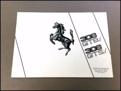 1981 1982 Ferrari 308 GTSi GTBi 12-page Car Sales Brochure Catalog - 308GTSi Foto 1 de 4