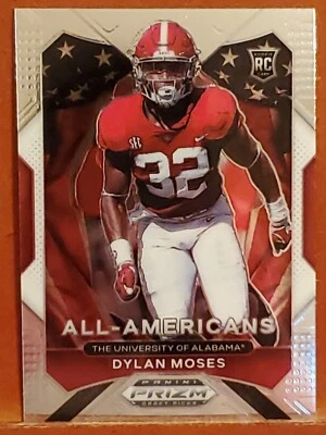 2021 Panini Prizm Draft Picks #190 Dylan Moses AA ALABAMA  - Image 1 of 2
